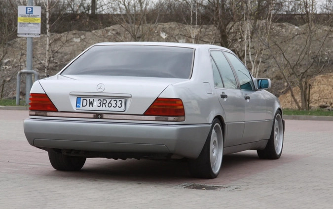 Mercedes-Benz Klasa S cena 39900 przebieg: 289000, rok produkcji 1991 z Wrocław małe 596